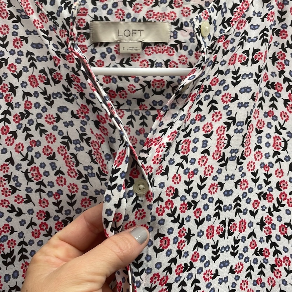 Loft buttoned-down blouse - Picture 3 of 5